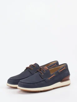 Herren Sioux – Bootsschuh aus Nubukleder Marine