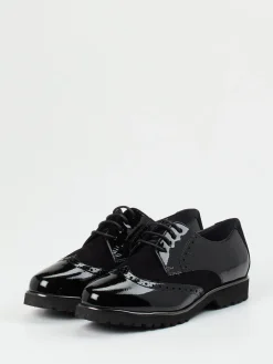 – Brogues aus Lackleder und Veloursleder*Sioux Sale