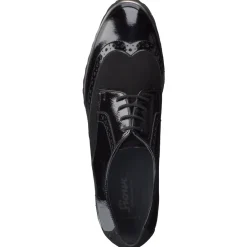 – Brogues aus Lackleder und Veloursleder*Sioux Sale