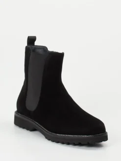Damen Sioux – Chelsea Boots aus Veloursleder