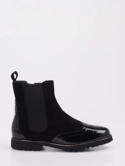 Damen Sioux – Chelsea-Stiefelette aus Veloursleder