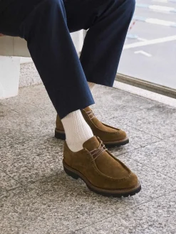 – Derby aus Veloursleder cognac*Sioux