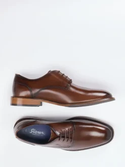 – Derby-Schnürschuh aus Kalbleder Dunkel*Sioux