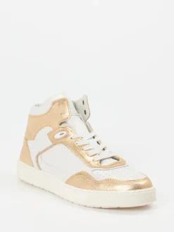– High-Top Sneaker aus Metallicleder*Sioux Sale