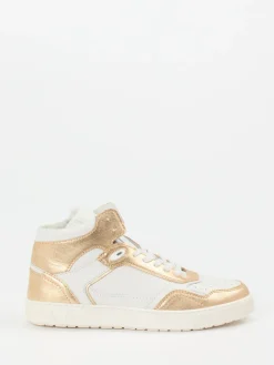 – High-Top Sneaker aus Metallicleder*Sioux Sale