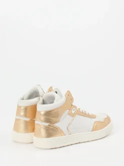 – High-Top Sneaker aus Metallicleder*Sioux Sale