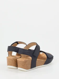 – Keilsandalette aus Kalbleder dunkel*Sioux Clearance