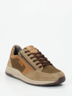 – Komfort-Sneaker aus Veloursleder Sandbeige*Sioux Discount