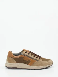 – Komfort-Sneaker aus Veloursleder Sandbeige*Sioux Discount
