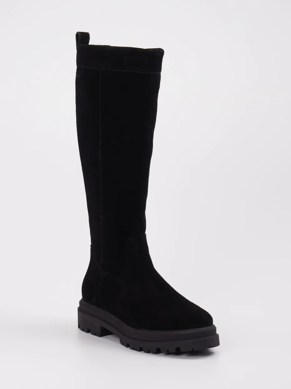 Damen Sioux – Langschaftstiefel aus Veloursleder