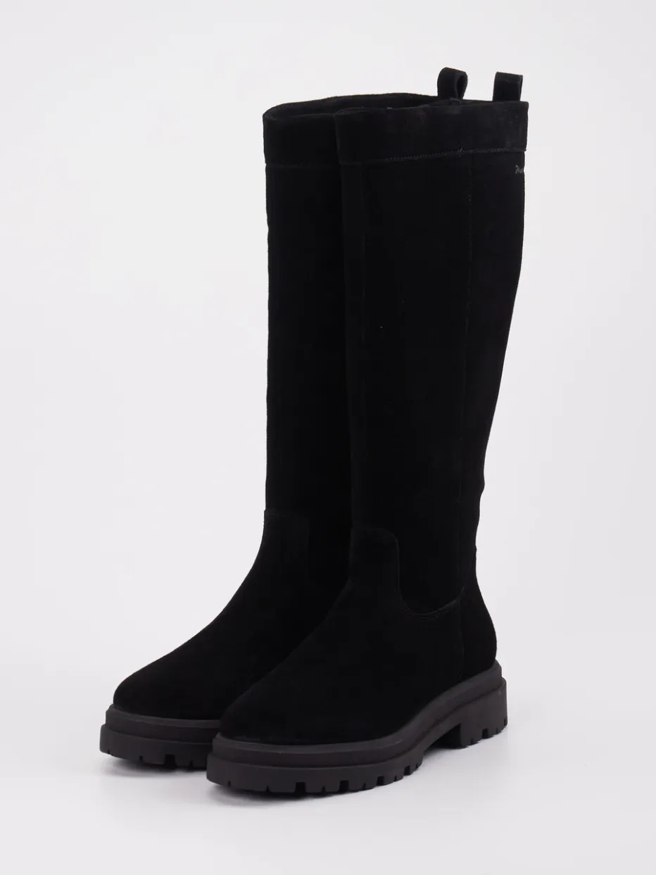 Damen Sioux – Langschaftstiefel aus Veloursleder