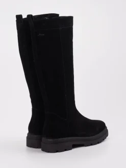 Damen Sioux – Langschaftstiefel aus Veloursleder
