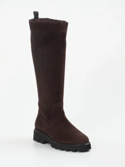 – Langschaftstiefel aus Veloursleder dunkel*Sioux Online