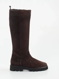 – Langschaftstiefel aus Veloursleder dunkel*Sioux Online