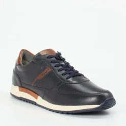 Herren Sioux – Leder-Sneaker aus Kalbleder Dunkel