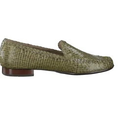 Damen Sioux – Loafer aus Flechtleder in Oliv