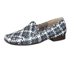 Damen Sioux – Loafer aus Flechtleder anthrazitgrau