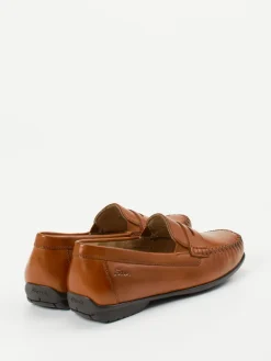 Damen Sioux – Loafer aus Kalbleder in Cognac
