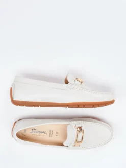 – Loafer aus Kalbleder in Creme*Sioux Hot