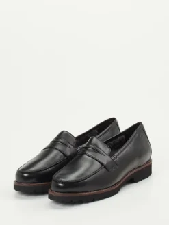 Damen Sioux – Loafer aus Kalbleder glänzend