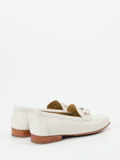 Damen Sioux – Loafer aus Lammleder in Creme