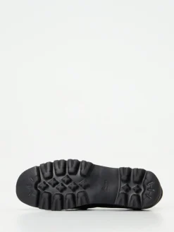 Damen Sioux – Loafer aus Veloursleder in Tiefschwarz