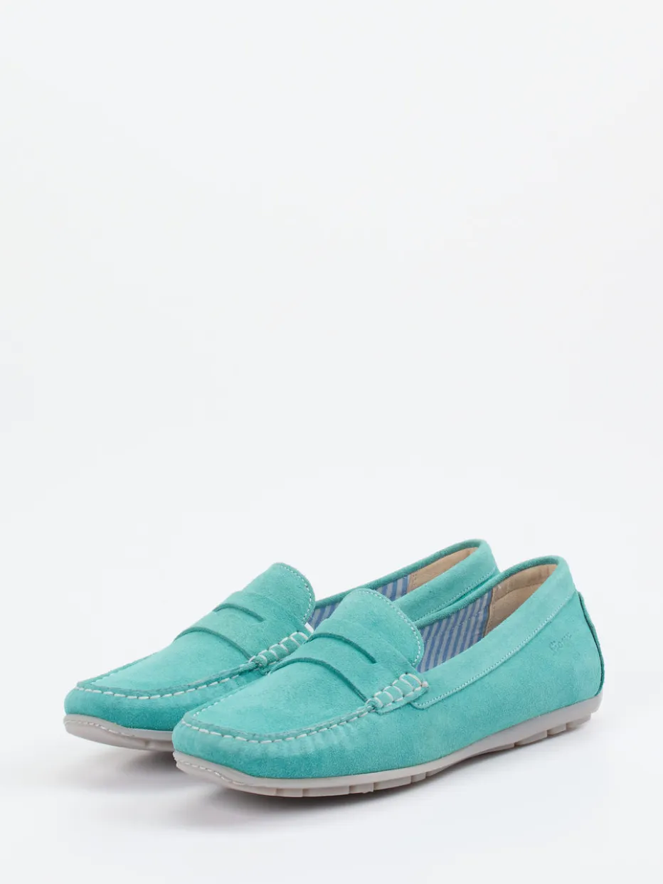 – Loafer aus Veloursleder türkis*Sioux