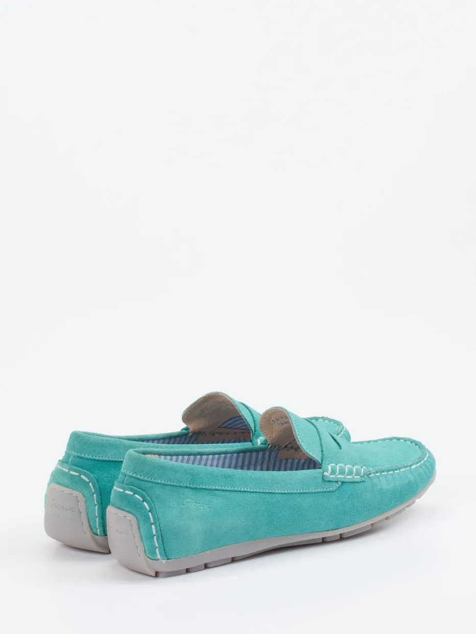 – Loafer aus Veloursleder türkis*Sioux