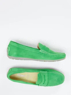 – Loafer aus Veloursleder in Apfel*Sioux New