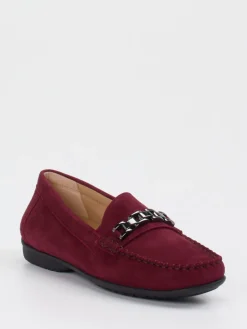 – Loafer aus Veloursleder in Bordeaux*Sioux Sale