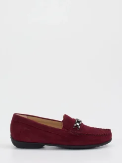 – Loafer aus Veloursleder in Bordeaux*Sioux Sale