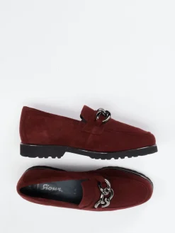 – Loafer aus Veloursleder in Bordeaux*Sioux Outlet
