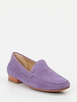 Damen Sioux – Loafer aus Veloursleder in Flieder