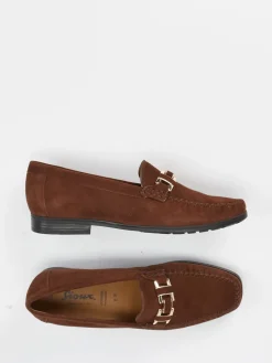 Damen Sioux – Loafer aus Veloursleder in