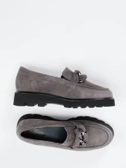 – Loafer aus Veloursleder in grau*Sioux Discount