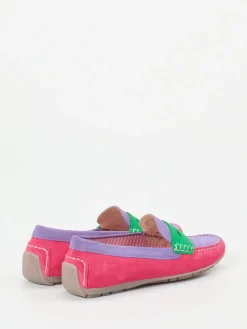 – Loafer aus Veloursleder in Color-Blocking*Sioux New