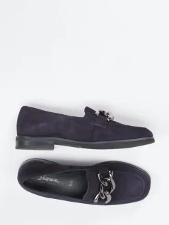 – Loafer aus Ziegen-Veloursleder Dunkel*Sioux Best