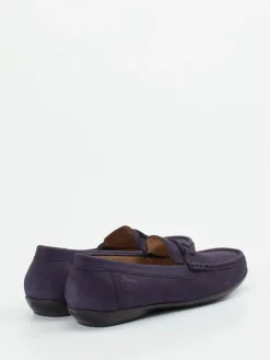 Damen Sioux – Mokassin aus Kalbleder in Dunkelviolett