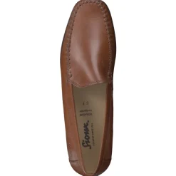 Damen Sioux – Mokassin aus Kalbleder cognacfarben