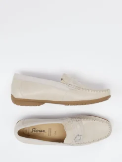 – Mokassin aus Leder in Creme*Sioux Discount