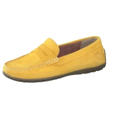 – Mokassin aus Veloursleder in Senf*Sioux Sale