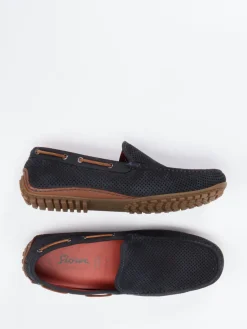 Herren Sioux – Mokassin aus Veloursleder Dunkel