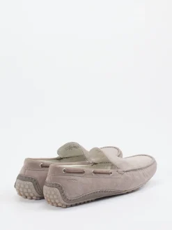 Herren Sioux – Mokassin aus Veloursleder in Taupe