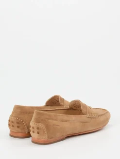 Damen Sioux – Mokassin aus Veloursleder in