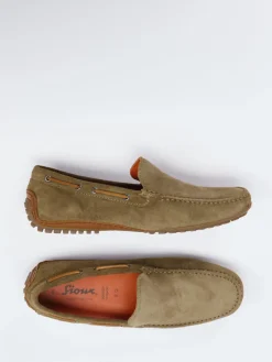 Herren Sioux – Mokassin aus Veloursleder oliv