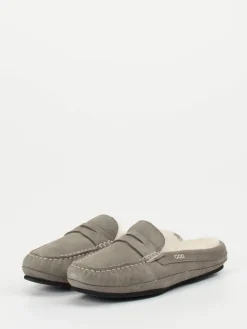 – Mokassin-Hausschuh aus Kalbleder stein*Sioux Hot