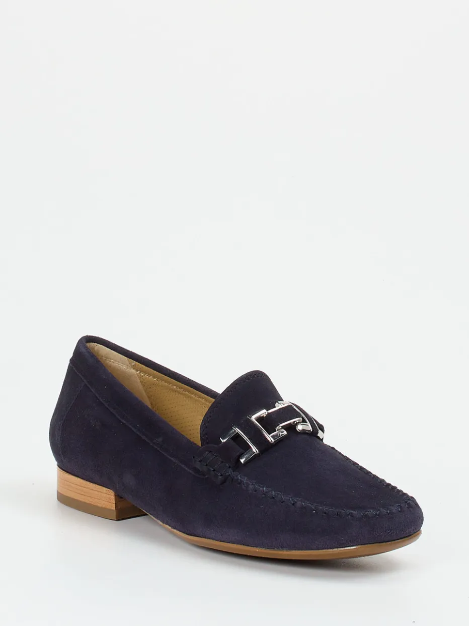 – Mokassin-Loafer aus Veloursleder Dunkel*Sioux Outlet