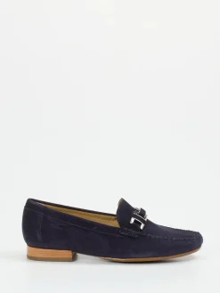– Mokassin-Loafer aus Veloursleder Dunkel*Sioux Outlet