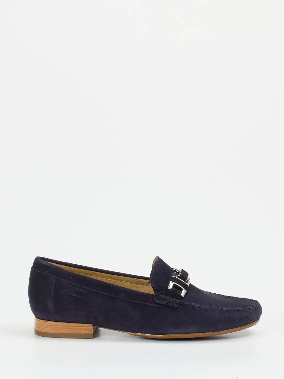 – Mokassin-Loafer aus Veloursleder Dunkel*Sioux Outlet