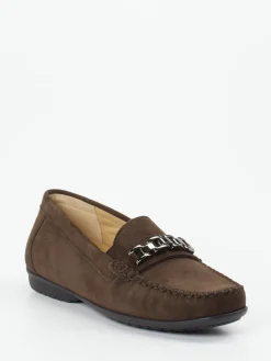 Damen Sioux – Mokassin-Loafer aus Veloursleder